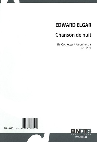 E. Elgar: Chanson de Nuit op. 15/1, Sinfo (Part.)