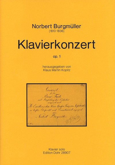 Burgmüller, N.: Klavierkonzert op. 1