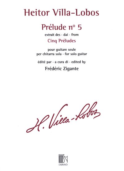 H. Villa-Lobos: Prélude No. 5, Git