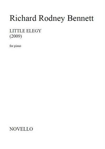 R.R. Bennett: Little Elegy, Klav