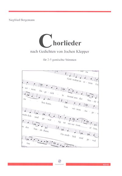 S. Bergemann: Chorlieder, Gch2-5 (Part.)