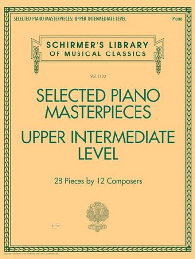 Selected Piano Masterpieces - Upper Intermediate Level (Piano Book)