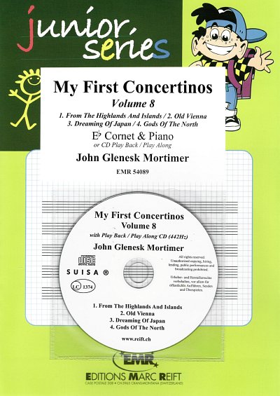 J.G. Mortimer: My First Concertinos Volume 8, KornKlav (+CD)