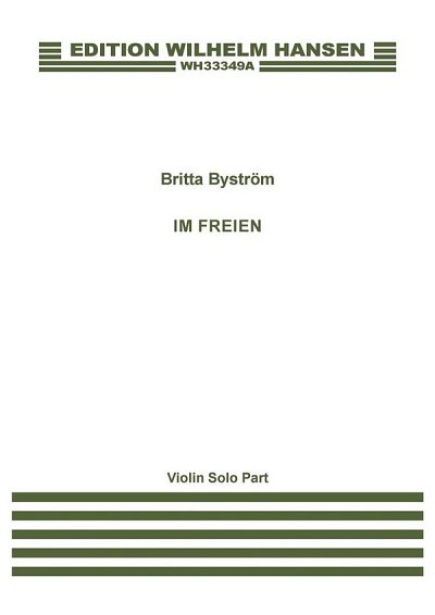 B. Byström: Im Freien