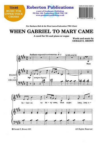 When Gabriel To Mary Came