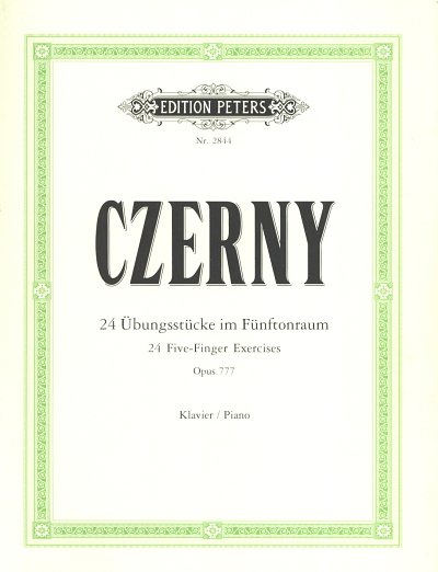 C. Czerny: 24 Übungsstücke im Fünftonraum op. 777, Klav