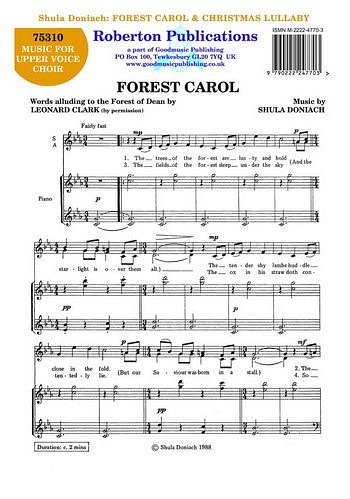Forest Carol, Ch2Klav (Chpa)