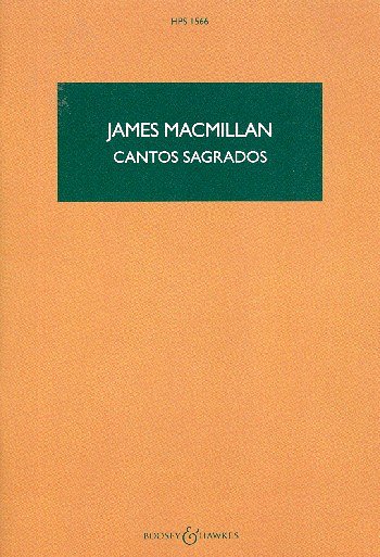 J. MacMillan: Cantos Sagrados, GchOrch (Stp)