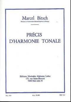 M. Bitsch: Précis d’Harmonie Tonale