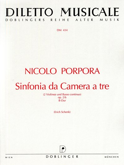 N.A. Porpora: Sinfonia da camera a tre B-Dur op. 2/6