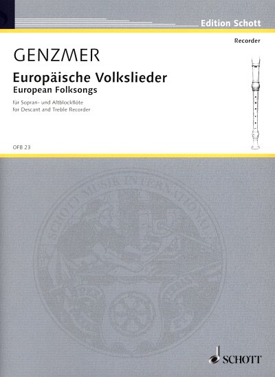 H. Genzmer: Europäische Volkslieder GeWV 271 , 2BlfSA