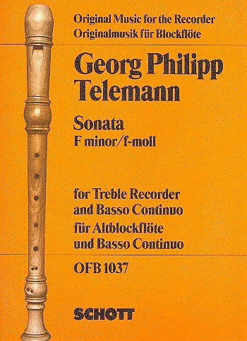 G.P. Telemann: Sonata f-Moll , AblfKlav