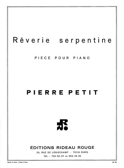 P. Petit: Reverie Serpentine Piano , Klav