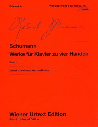 R. Schumann: Werke fuer Klavier zu vier Haenden 1, Klav4m