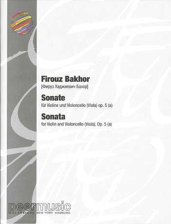 F. Bakhor: Sonate op. 5, VlVlc (2SpPart)