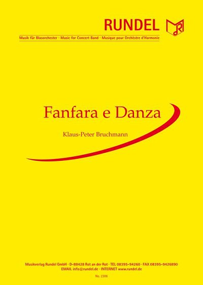 K. Bruchmann: Fanfara e Danza, Blaso (Pa+St)