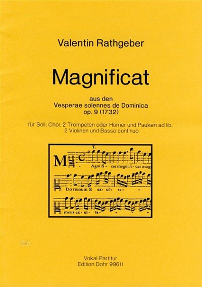 J.V. Rathgeber: Magnificat, SolGChOrch (Chpa)