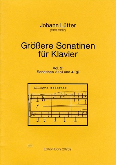 J. Lütter: Größere Sonatinen Vol. 2