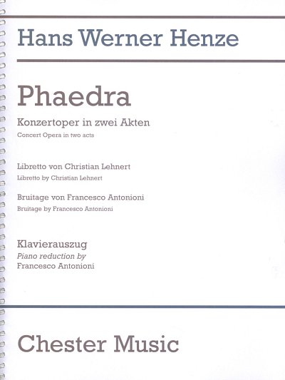 H.W. Henze: Phaedra, GsGchOrch (KA)