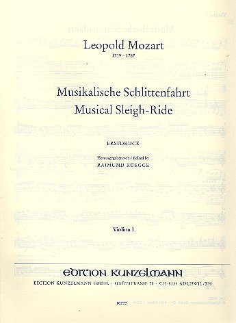 L. Mozart: Musikalische Schlittenfahrt, Sinfo (Vl1)
