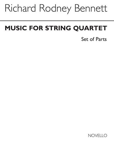 R.R. Bennett: Music For String Quartet (Parts), 2VlVaVc (Bu)