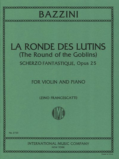 Ronde Des Lutins (Francescatti), VlKlav (KlavpaSt)