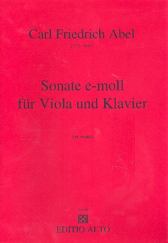 C.F. Abel: Sonate E-Moll