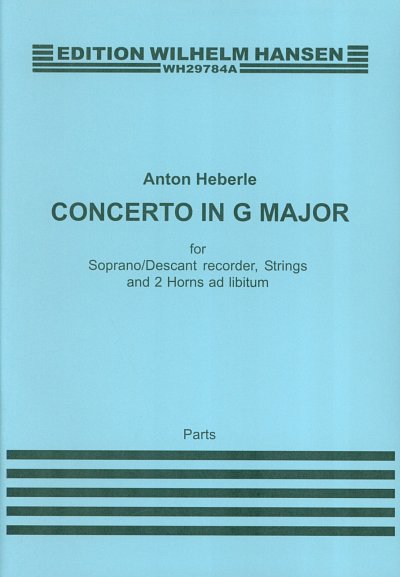 A. Heberle: Concerto G-Dur, SblfStr;2Hrn (Stsatz)