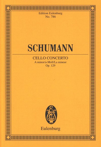 R. Schumann: Konzert für Violoncello und Orche, VcOrch (Stp)
