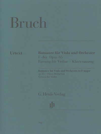 M. Bruch: Romanze F-Dur op. 85 , VlOrch (KASt)