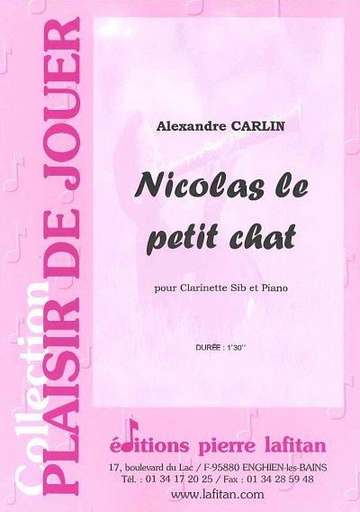 Nicolas Le Petit Chat, KlarKlv (KlavpaSt)