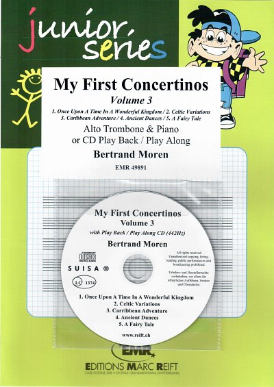 B. Moren: My First Concertinos Volume 3, AltposKlav (+CD)