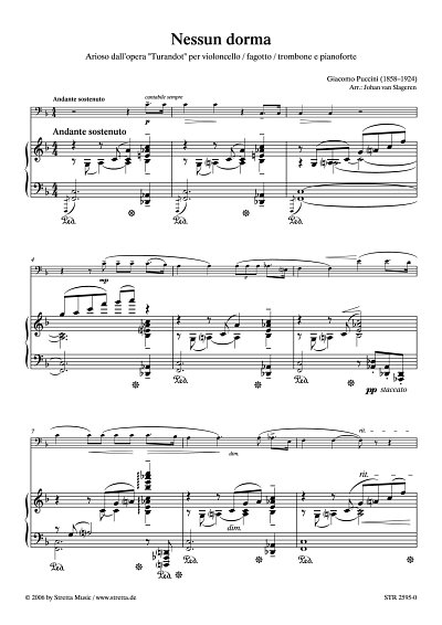 DL: G. Puccini: Nessun dorma Arioso aus 