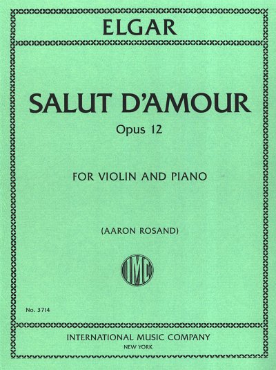 E. Elgar: Salut d'amour op. 12, VlKlav