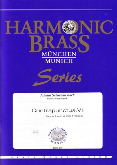 J.S. Bach: Contrapunctus VI BWV 1080, 5Blech (Pa+St)