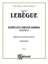 DL: N.L.L. Nicolas: Lebegue: Complete Organ Works, Volume I,