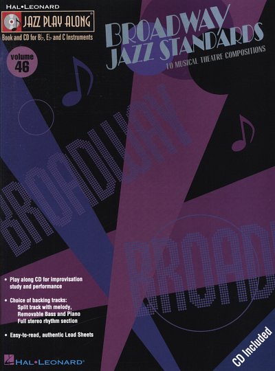 JazzPA 46: Broadway Jazz Standards, CBEsCbasCbo (+CD)