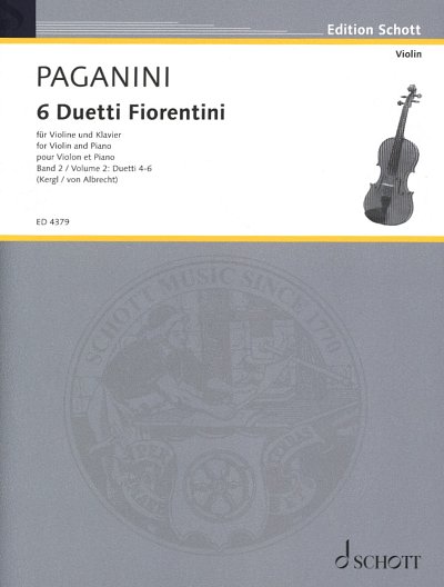 N. Paganini: 6 Duetti Fiorentini 2, VlKlav (KlavpaSt)