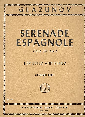 A. Glasunow: Serenade Espagnole Op 20/2