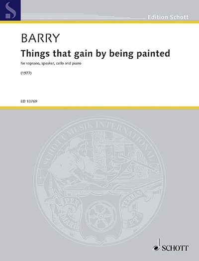 DL: G. Barry: Things that gain by being painted (Pa+St)