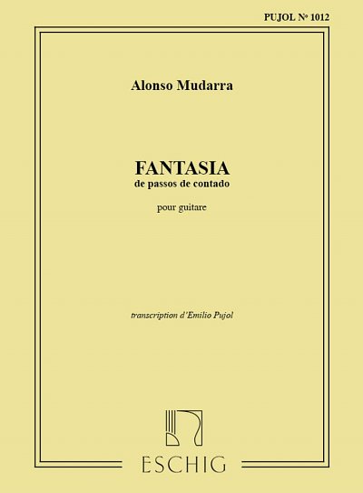 Fantasia De Passos De Contado, Pour Guitare  (Part.)