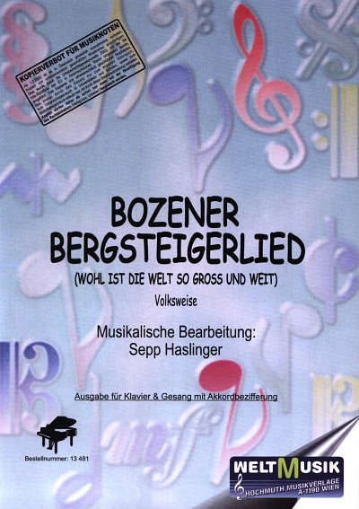 S. Haslinger: Bozener Bergsteigerlied, Klav