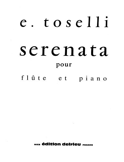E. Toselli: Serenata Op.6, FlKlav (KlavpaSt)