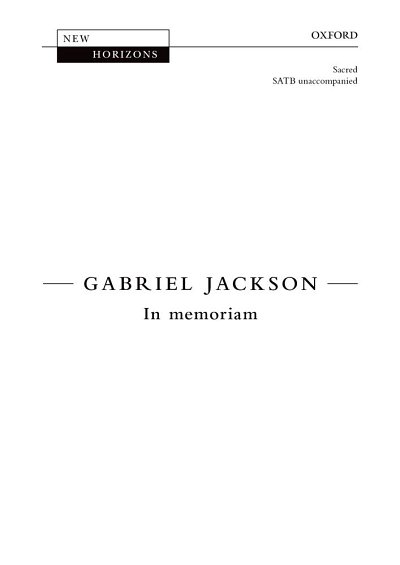 G. Jackson: In Memoriam