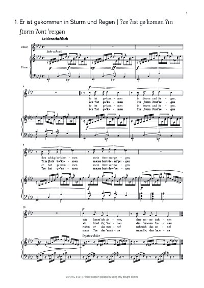 C. Schumann: 3 Lieder, op. 12