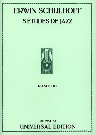 E. Schulhoff: 5 Études de Jazz , Klav