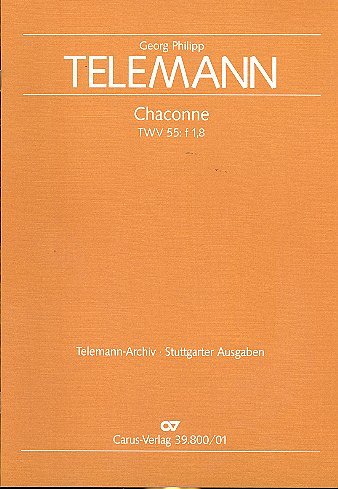 G.P. Telemann: Chaconne in f TWV 55:11/8 / Partitur