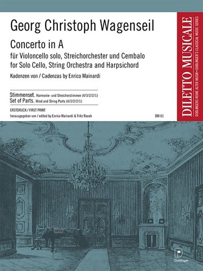G.C. Wagenseil: Concerto A-Dur Diletto Musicale