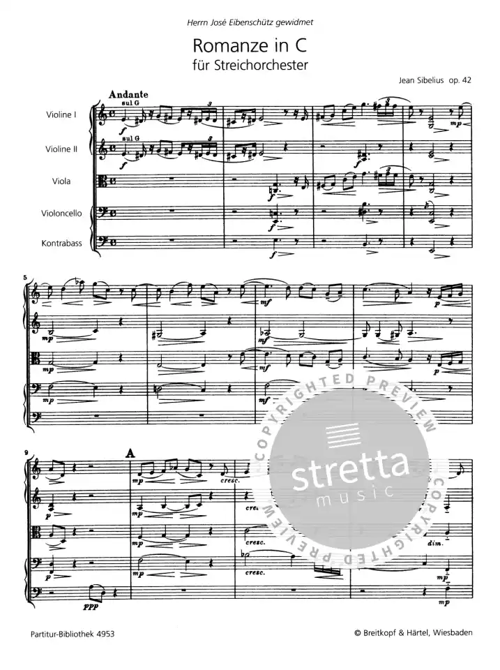 J. Sibelius: Romanze C-Dur Op 42 (1)