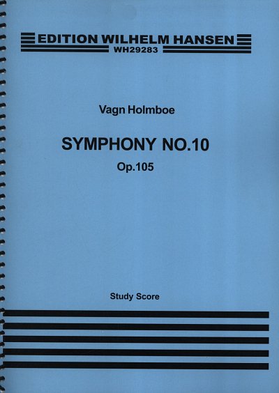 V. Holmboe: Sinfonie 10 Op 105, SinfOrch (Part.)